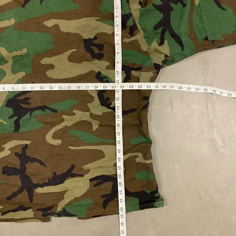 vintage y2k camo military field jacket